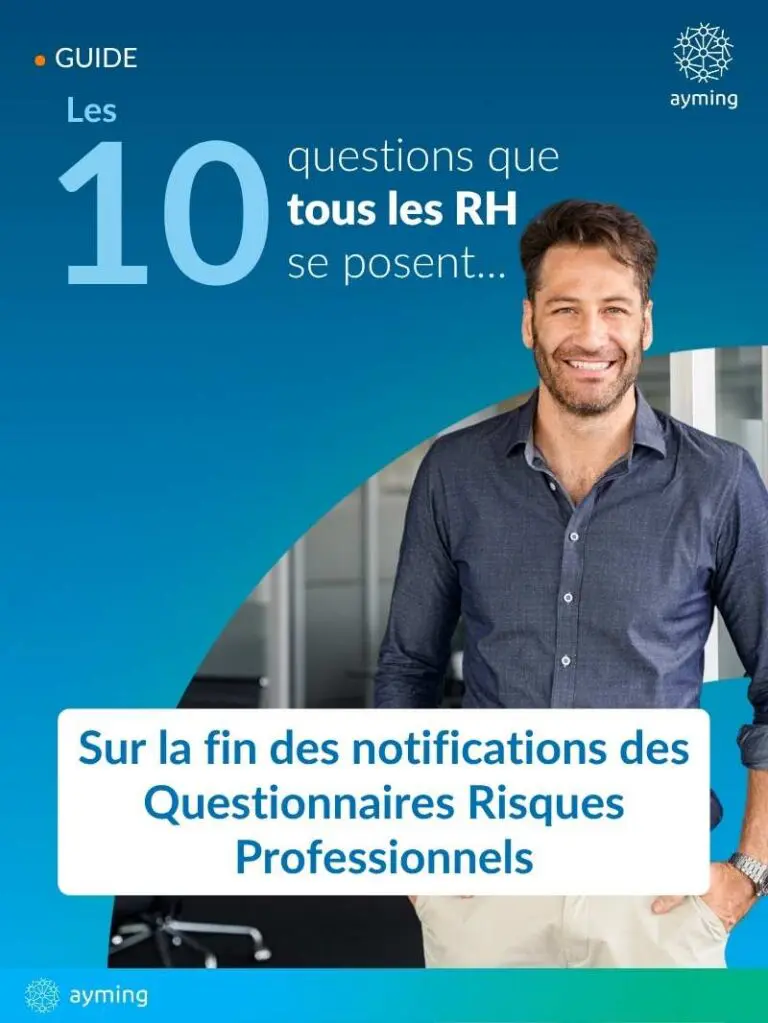 Fin des notifications questionnaires risques professionnels