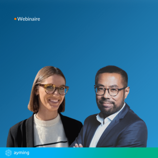 Webinaire Ayming avec deux intervenants